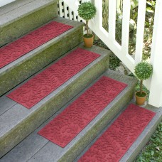 Bungalow Flooring Red/Black Stair Tread WDK1832